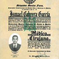 Dr. Ismael Cabrera Garcia – Medico Cirujano – Melquiades Morales Flores